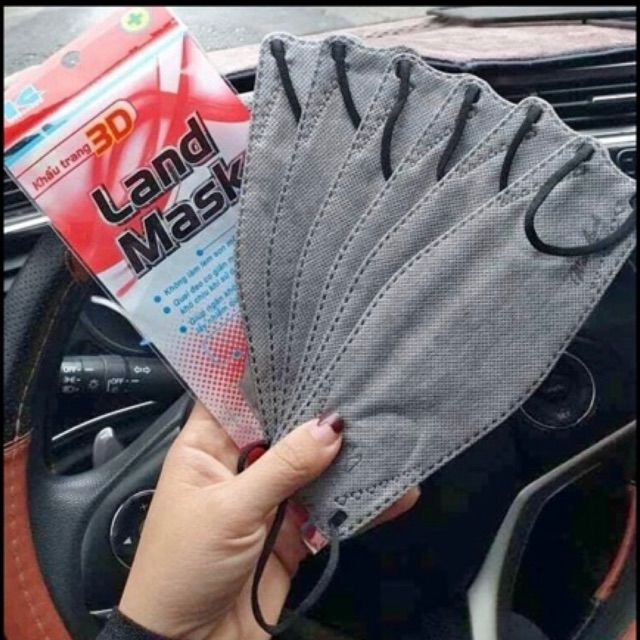 Khẩu trang yte 3D land mask( túi 6 cái) | BigBuy360 - bigbuy360.vn