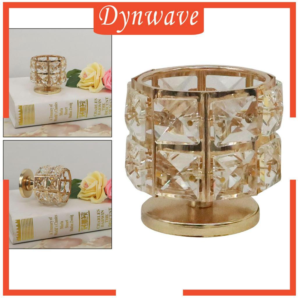 Giá Đỡ Nến Pha Lê Sang Trọng Trang Trí Bàn Ăn Tiệc Cưới