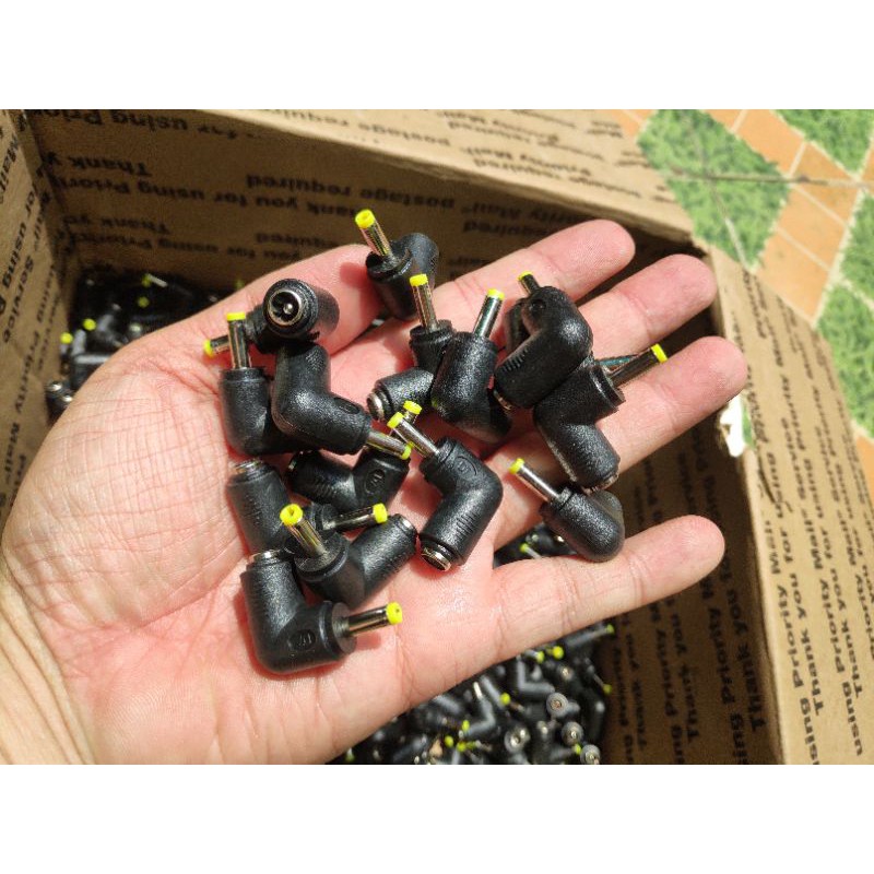 Combo 10 đầu chuyển nguồn DC DC5.5X2.1MM cái sang 4.0mm x 1.7mm bộ cho các thiết bị phát sóng Aruba