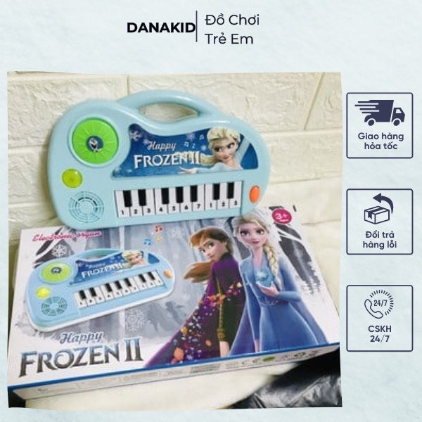Đồ Chơi Cho Bé Gái - Bộ Chơi Đàn Piano Búp Bê ELSA - MICKEY SP34