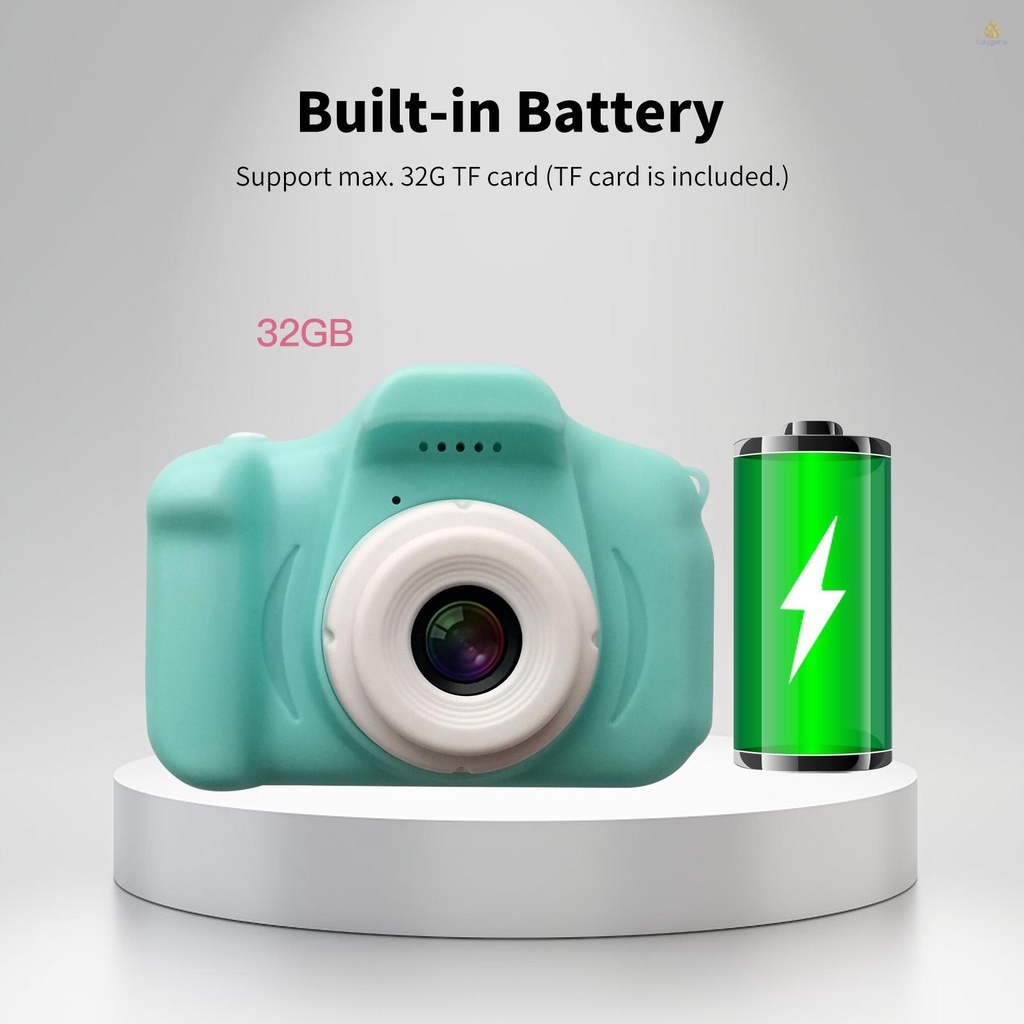 Máy ảnh kỹ thuật số dễ thương có thể sạc lại hỗ trợ chơi game màn hình 1.9 Inch 32G TF thẻ nhớ 3-10 cho trẻ em
 | BigBuy360 - bigbuy360.vn