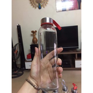 CHAI THUỶ TINH 500ml nắp dây dù