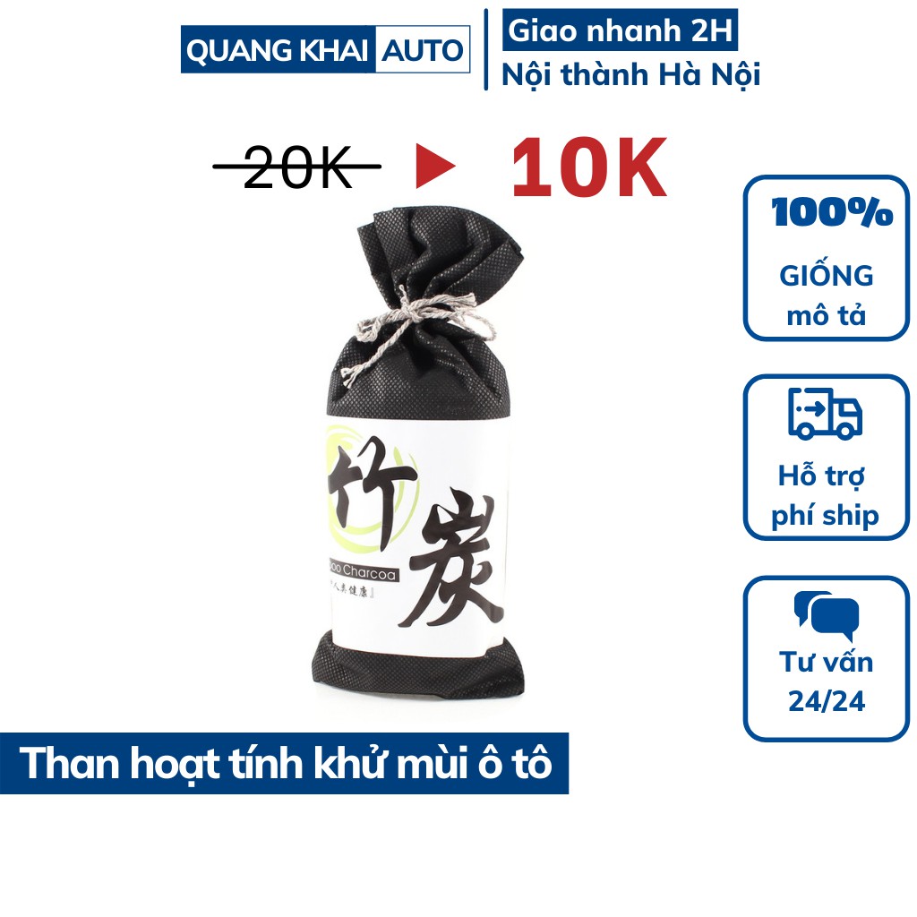 Túi Than Hoạt Tính Khử Mùi Ô Tô, Nhà Cửa Loại Nhỏ 100g