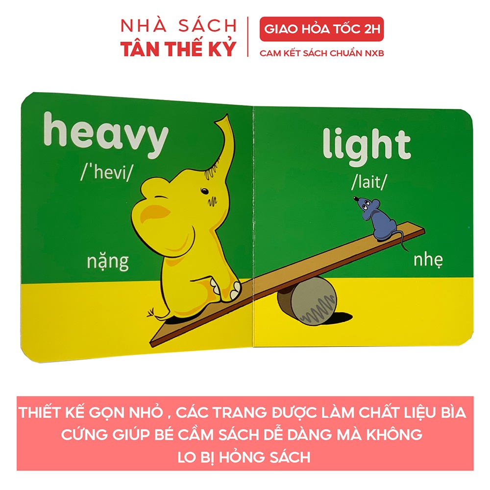 Sách - Thư viện hình ảnh đầu tiên cho bé song ngữ Việt - Anh nhận biết thế giới xung quanh (Bộ 8 cuốn)
