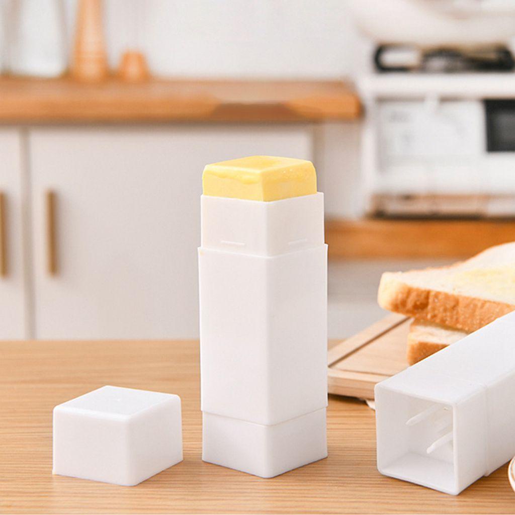 MOCHO Hộp Đựng Bơ Phô Mai Mini Màu Trắng Chống Bụi