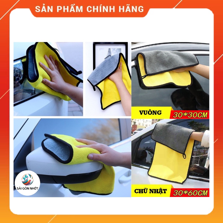 Khăn 3M lau xe máy, oto chuyên dụng 30x30 30x60 siêu thấm hút,không đổ lông