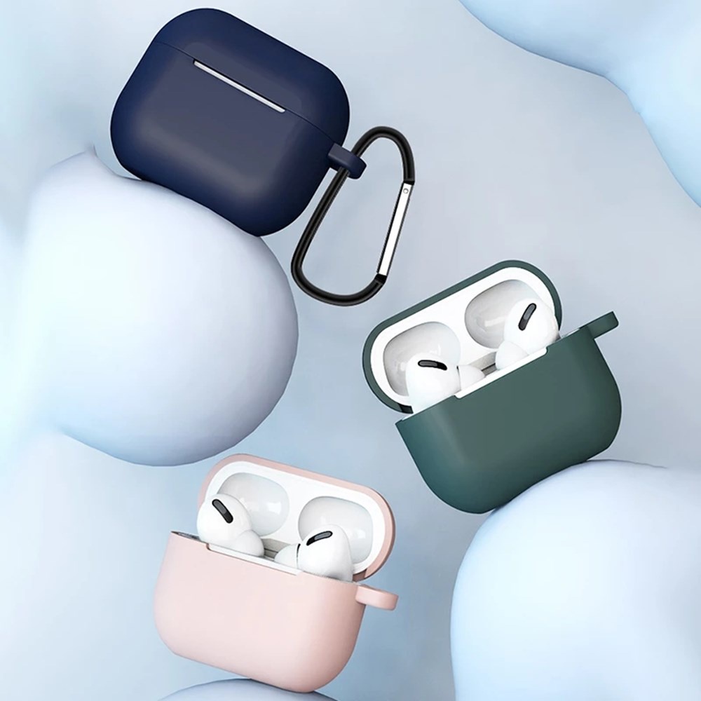 Vỏ Bảo Vệ Hộp Sạc Tai Nghe apple Airpods 3 Bluetooth Không Dây Bằng Silicon 2021 Mới Có Móc Khóa