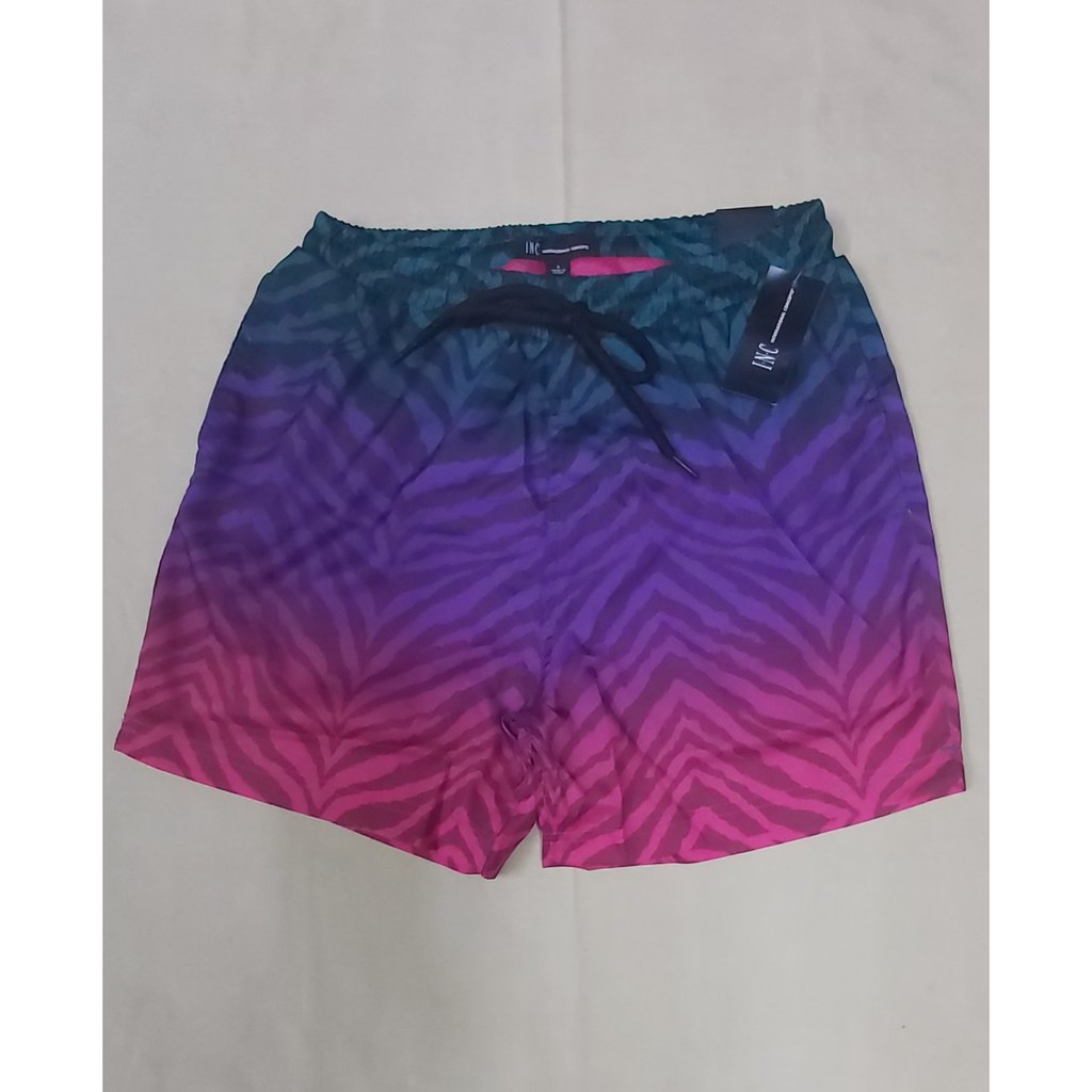 Quần bơi nam đi biển swim trunks lưng thun đi biển hiệu I.N.C size S