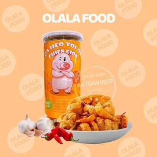 Da heo tỏi ớt chiên giòn Olala 150g đồ ăn vặt Sài Gòn vừa ngon vừa rẻ