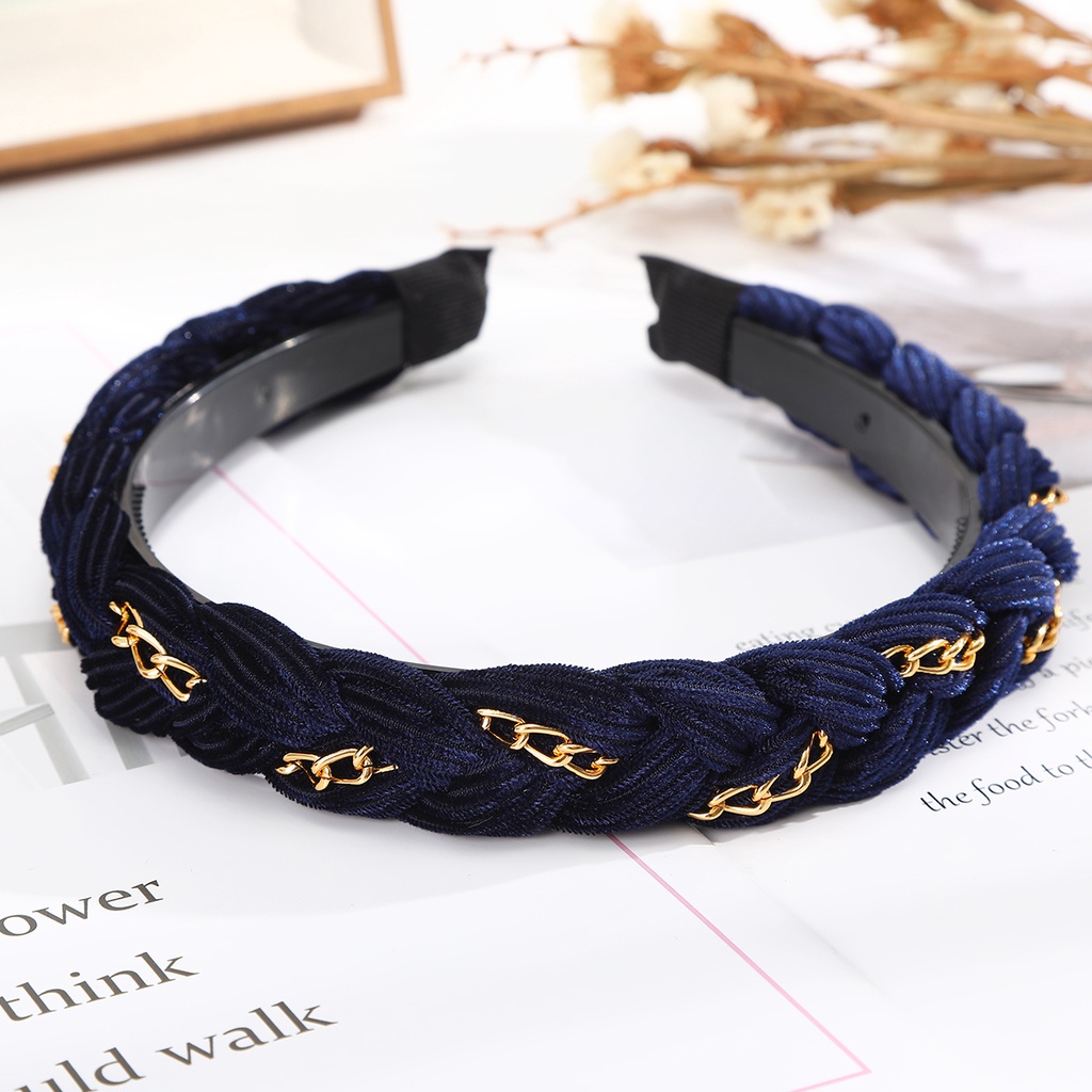 Haimeikang Tết Hàn Quốc Chuỗi nhung bện Băng đô Rửa mặt Ép tóc Mũ đội đầu của phụ nữ