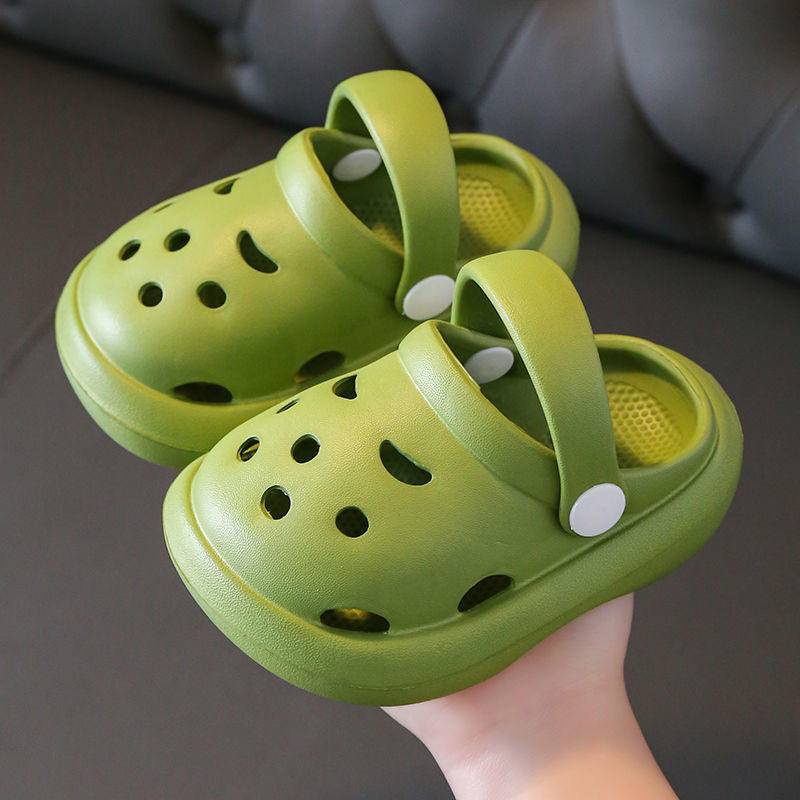 Sticker crocs Shoe Decoration for crocs đế caoXăng đan Đế Mềm Chống Trượt Đi Biển Thời Trang Mùa Hè Cho Trẻ