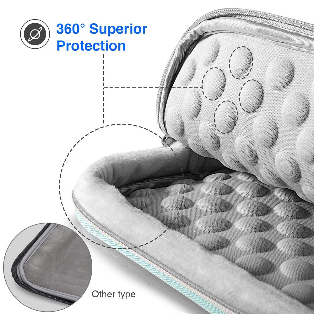 Túi chống sốc Tomtoc  360° Protective Macbook Surface 13.3inch Light Blue A13