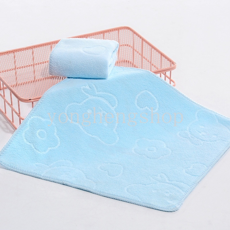 Khăn Lau Mặt Mini Hình Vuông Bằng Sợi Microfiber Mềm Mại Thân Thiện Với Làn Da Thấm Hút Nước Đa Năng