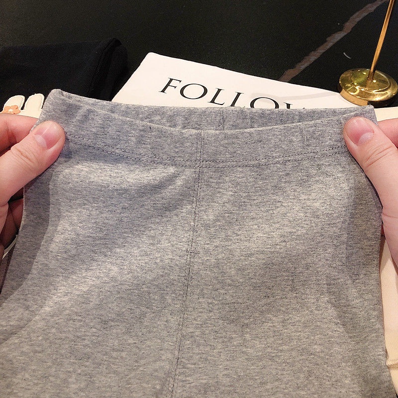 Quần Legging Cotton Mỏng Thoáng Khí Dễ Thương Thời Trang Xuân Thu Cho Bé Gái