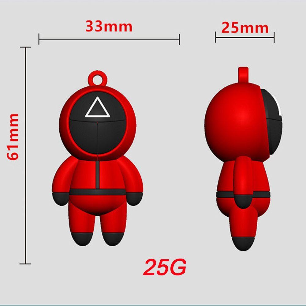 Móc Khóa Gắn Búp Bê Mực Trang Trí Ba Lô / Túi Xách Hình Búp Bê Nữ Chơi Game Lee Jung Jae Mini