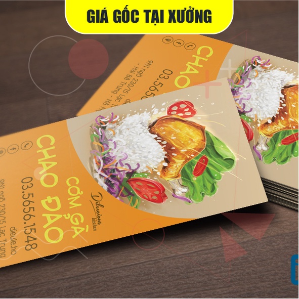 Namecard, Card visit, Card cám ơn, Thẻ bảo hành, thẻ tích điểm in theo yêu cầu, hỗ trợ thiết kế