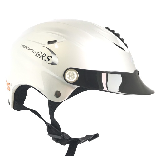 Mũ bảo hiểm nửa đầu cao cấp GRS A760T - Màu Bạc Bóng – Vòng đầu 56-58cm – Hàng chính hãng – Bảo hành 12 tháng