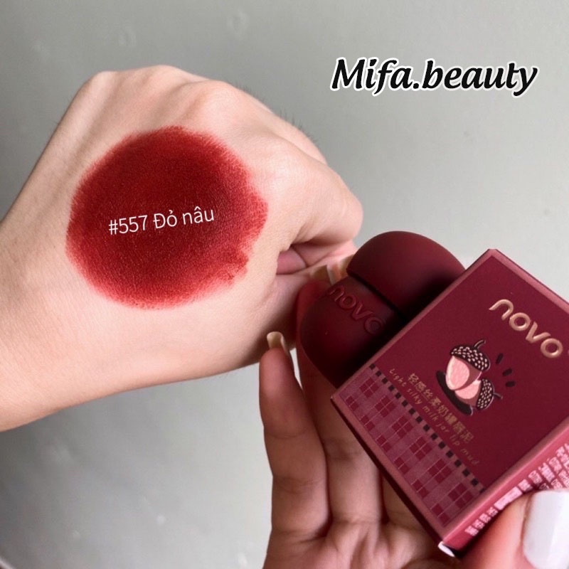 Son Novo Thiết Kế Vỏ Nấm Siêu Xinh Hot Trend Hàng Nội Địa New NO.5622