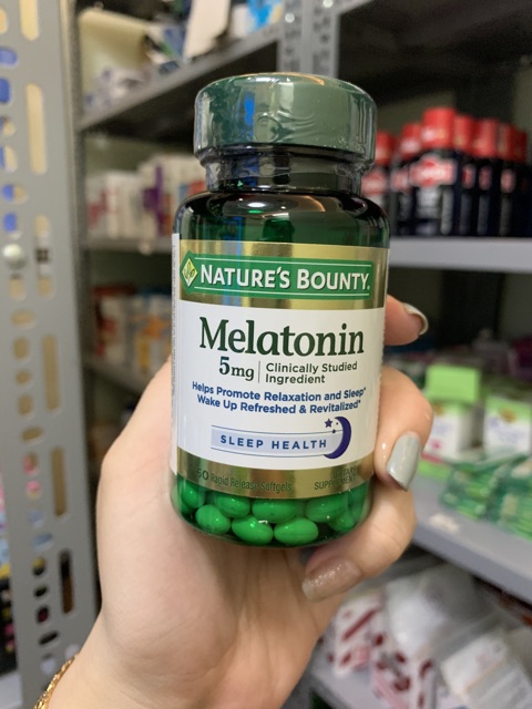 Viên Uống Hỗ Trợ Mất Ngủ, Giảm Stress Nature’s Bounty Melatonin 5mg ( 60 Viên) - 0305282