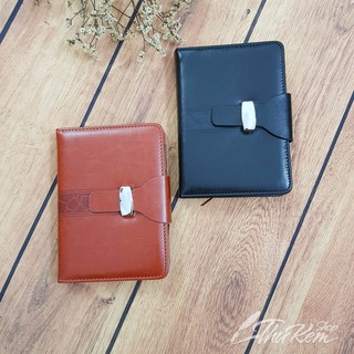 Sổ tay nhỏ bìa da A6 cao cấp khuy cài sang trọng 240 trang 6451