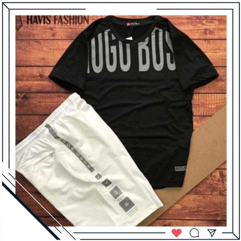Set đồ bộ quần áo thể thao nam phối cổ tròn nam tính ( đồ tập gym, chạy bộ, cầu lông ) SDBSTD005 -p9
