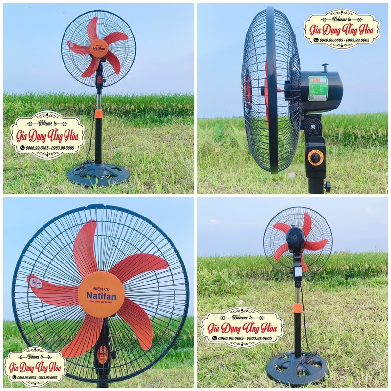 Quạt đứng - Quạt cây - Quạt lỡ công nghiệp Natifan (BH 12T)
