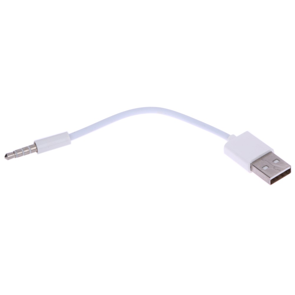 [rem]★Charger Data USB 3.5mm Sync Audio Cable for iPod Shuffle 3rd 4th Gen