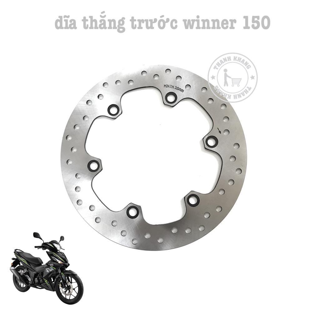 Lòng đĩa nhôm 2 màu gắn vario 2018 và các dòng xe mâm 4 lổ dùng đĩa winner 260mm