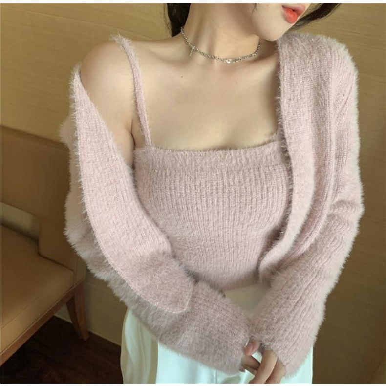 Áo Khoác cardigan Dệt Kim Mềm Mại Thời Trang Cho Nữ