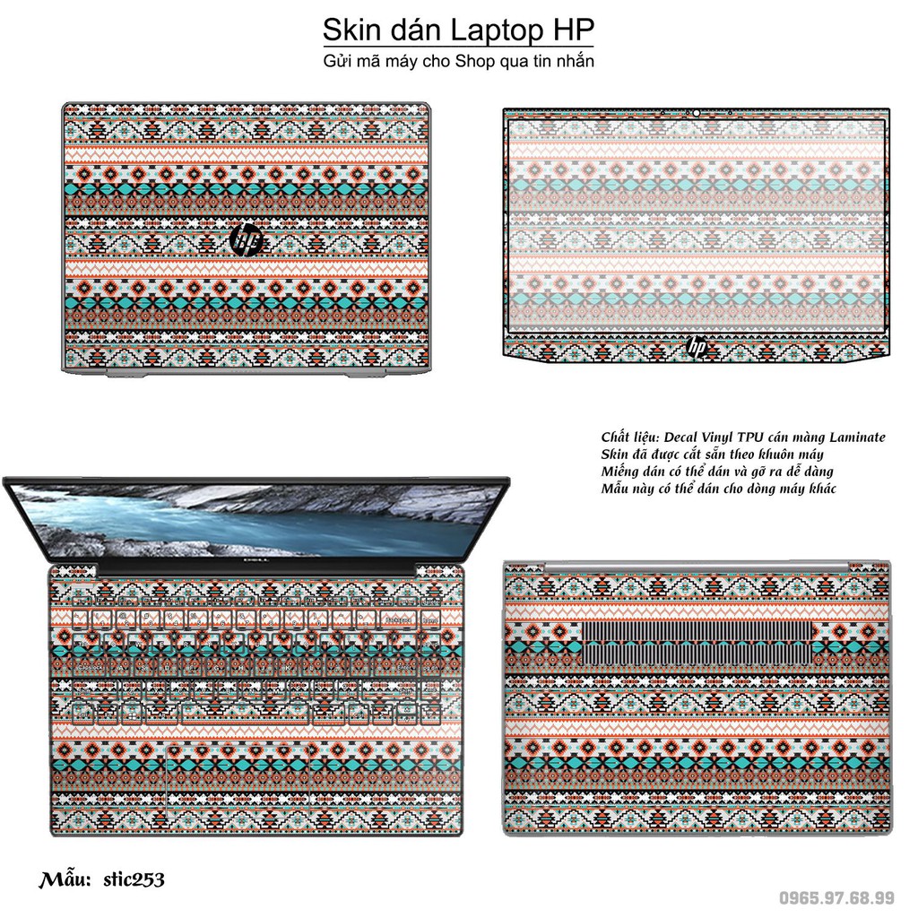 Skin dán Laptop HP in hình South Western - stic253 (inbox mã máy cho Shop)