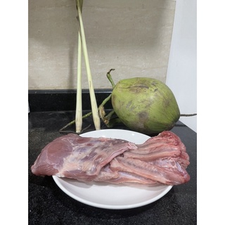 Thịt heo nóng (lò mổ mỗi ngày) (500gr mỗi loại)