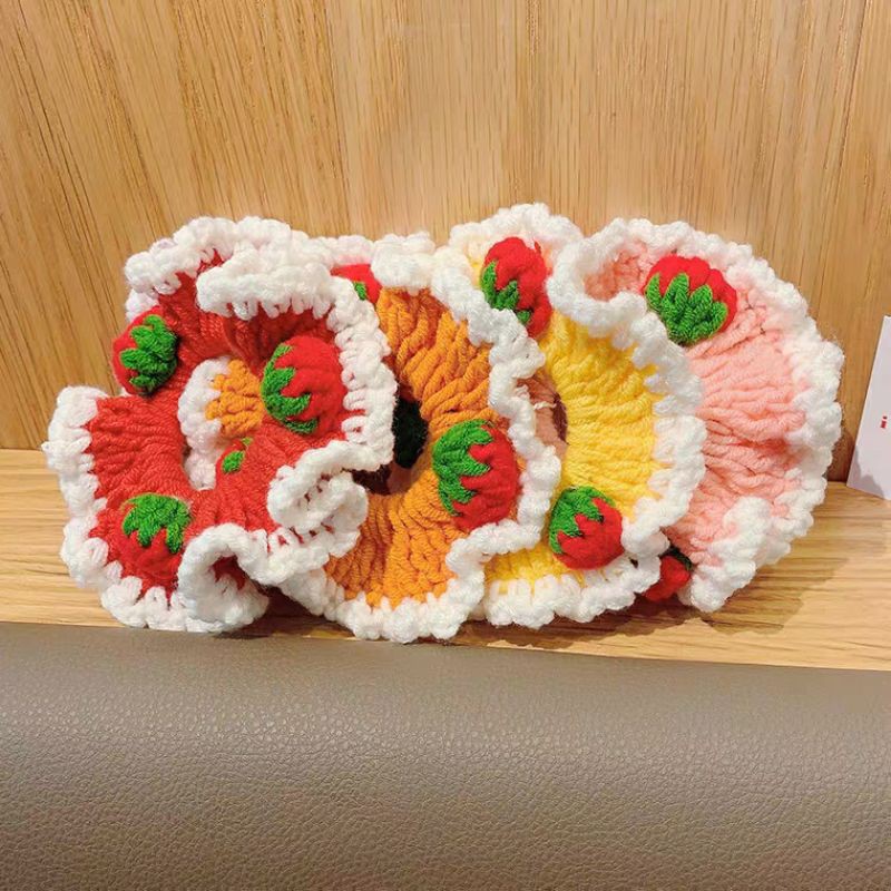 Scrunchies len handmade