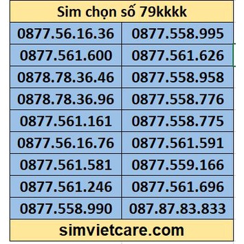 Sim 4G new ( chọn số) Vinaphone & Intelecom MAY gói 90Gb+ free gọi nội mạng