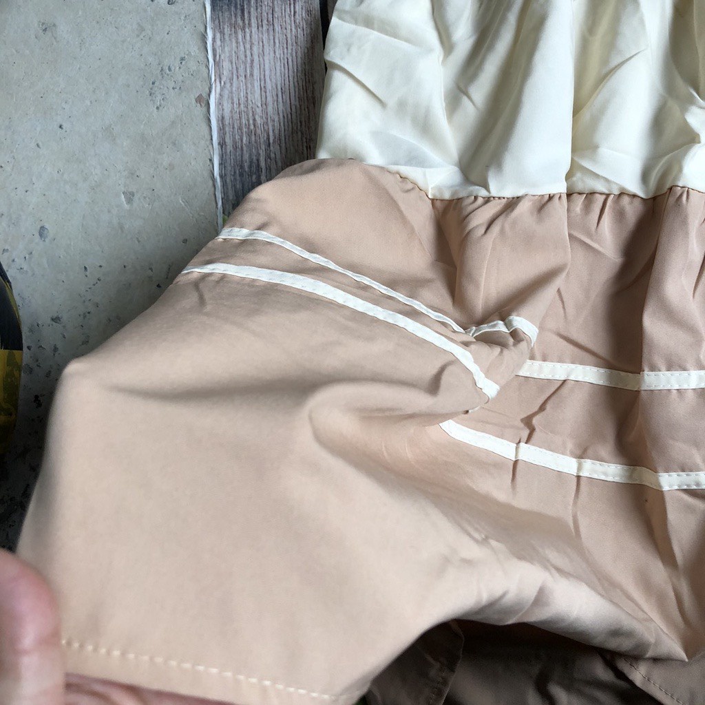 Váy Bầu coton cao cấp ❤️100%coton thấm hút mồ hôi❤️có 2 màu phối trắng siêu đẹp ❤️freesize 45kg-68kg VB45