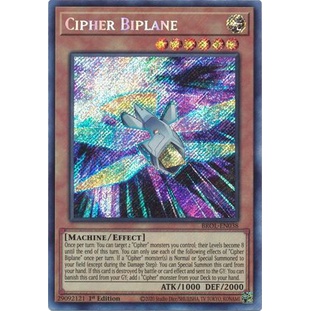 Thẻ bài Yugioh - TCG - Cipher Biplane / BROL-EN038'