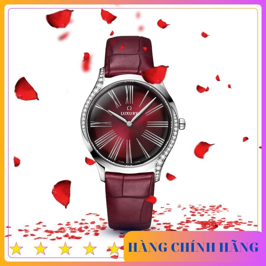 Đồng hồ Nữ LUXURY OME - Dây Da Thật Cao Cấp - Tặng Kèm Pin ĐH Dự Phòng - Bảo Hành 12 Tháng Toàn Quốc