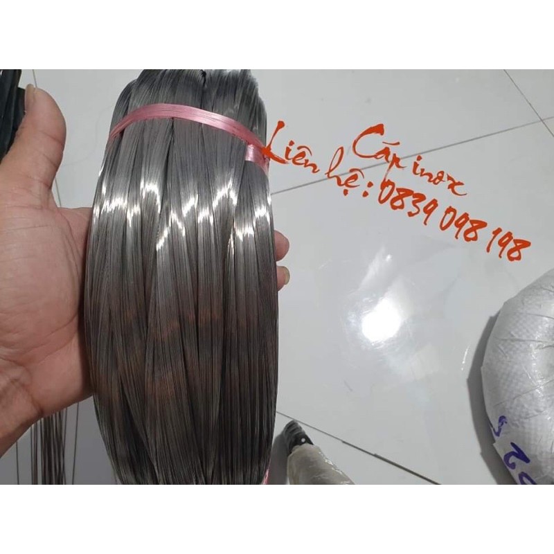 200 22222000.Cáp inox không rỉ se bẩy giò ( gà rừng , quốc , cúm núm..) 200g