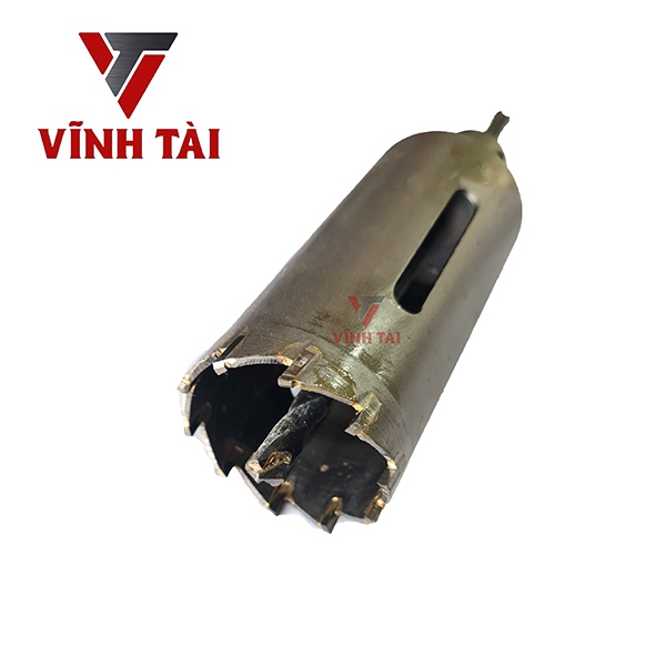 Mũi khoét tường chuôi gài Thắng Lợi (21 --> 120mm) dùng để khoét tường 100mm thi công máy lạnh,ống nước - Vĩnh Tài Store