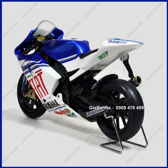 Xe Mô Hình Yamaha M1 Gp Fiat - No46 - Rossie Newray - Tỉ Lệ 1:12 - 8739 - Không Hộp Giấy
