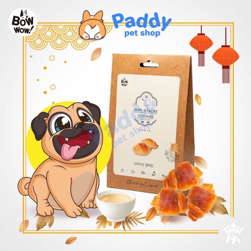 Bánh Sừng Bowwow Snack Thơm Ngon Cho Chó 100g