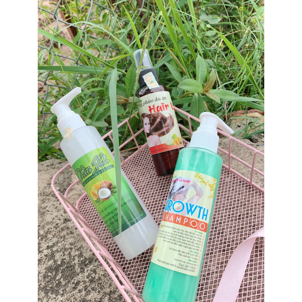 Bộ dầu gội bưởi kích mọc tóc giúp tóc nhanh dài , chống rụng tóc, tóc xơ rối, chẻ ngọn chính hãng thương hiệu mpđt