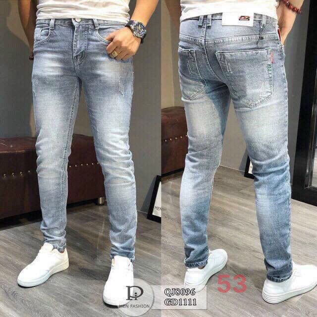 Quần jeans nam thời trang cao cấp King168 , Mẫu quần jean được nhiều bạn yêu thích Q32