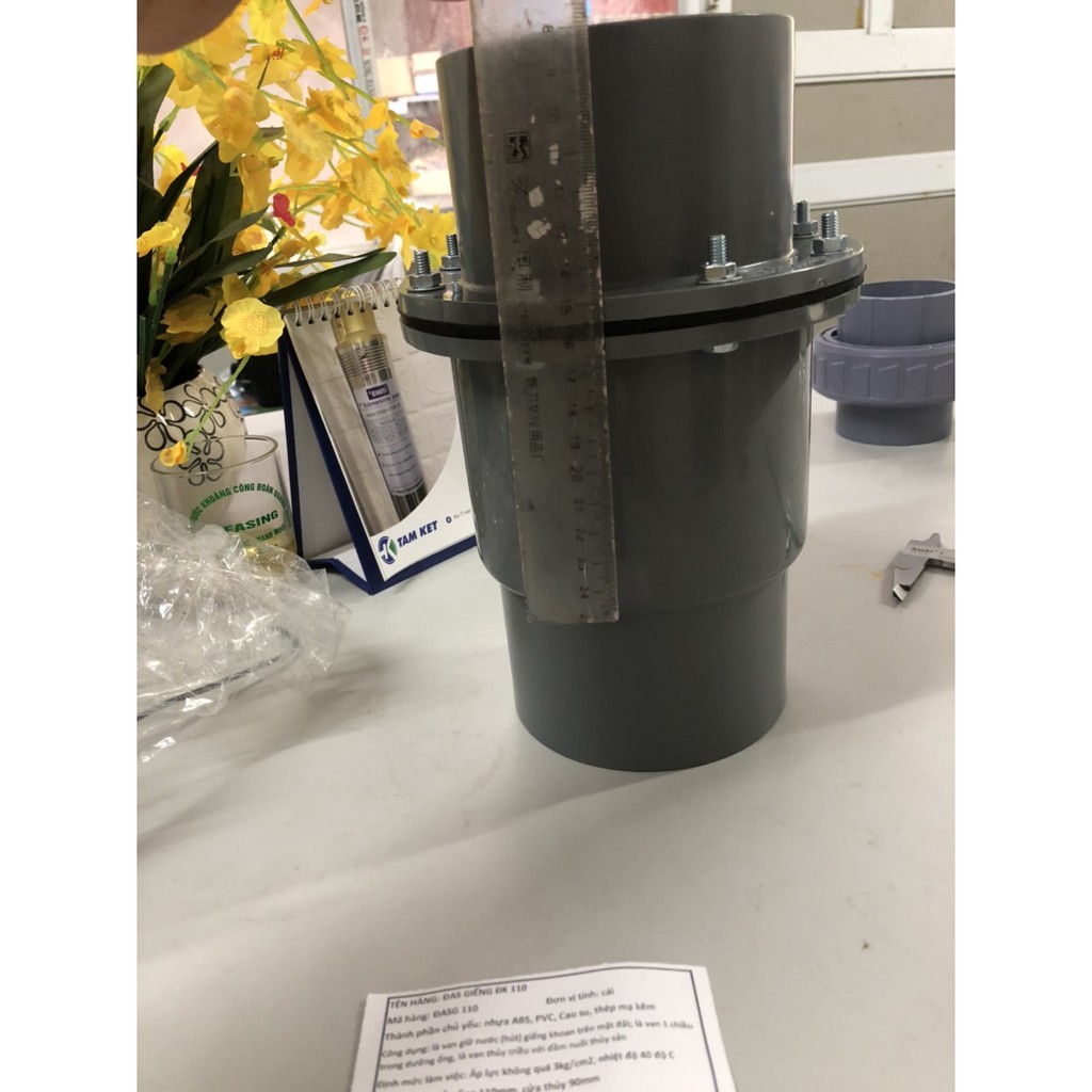 GIẾNG 2 ĐẦU GẮN ỐNG PVC PHI 110