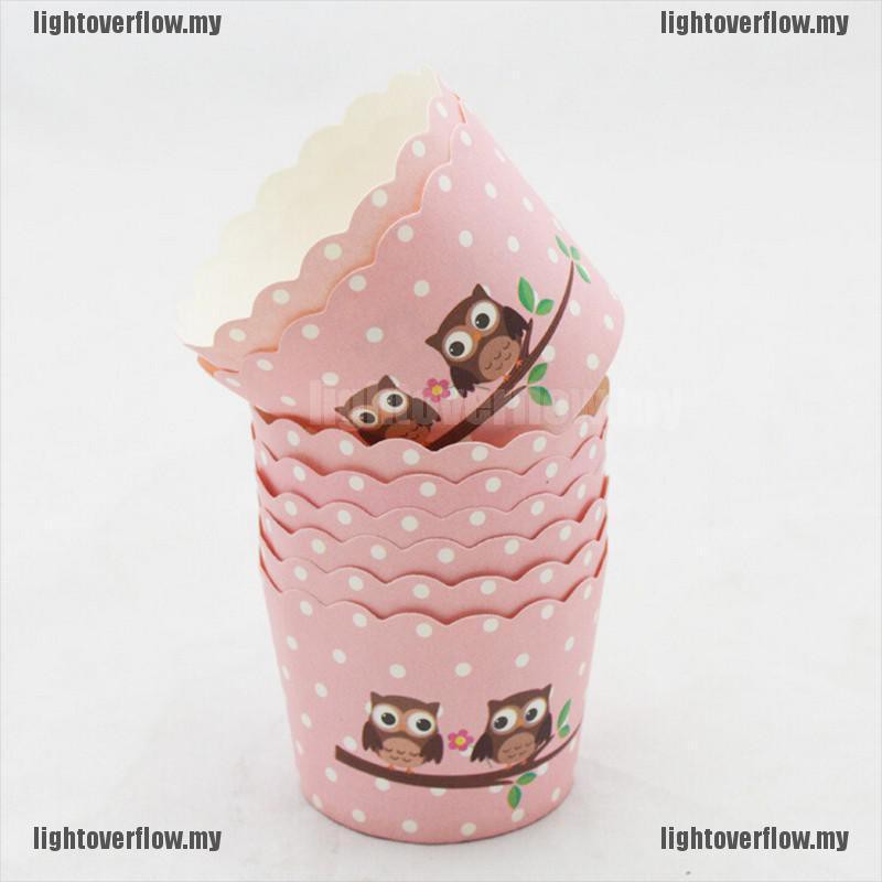 Set 50 khuôn giấy làm bánh cupcake tiện dụng