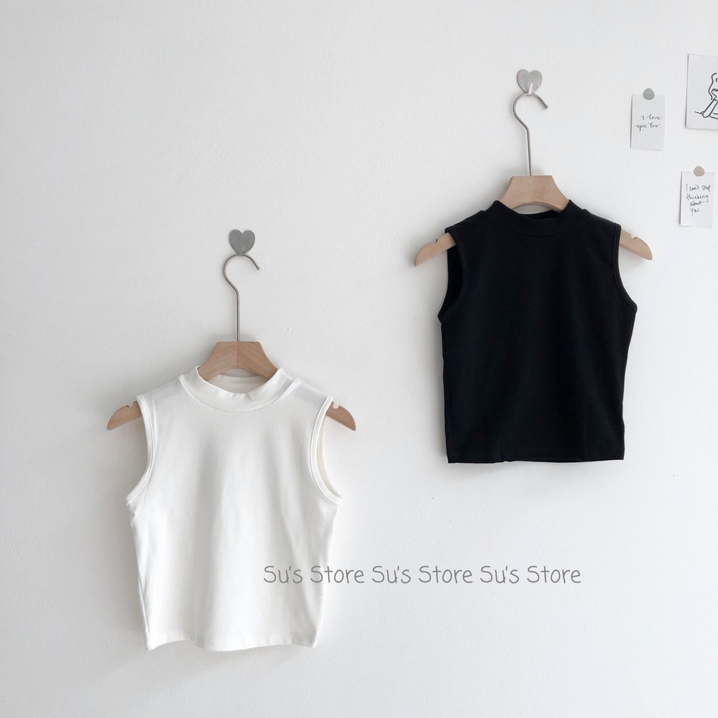 Áo thun trơn cao cổ sát nách A1010 SUSTORE | BigBuy360 - bigbuy360.vn