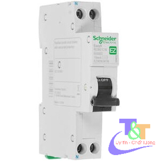 Rcbo slim cb chống giật rò 2p tép 1 pha 2 cực 30ma 4.5ka schneider