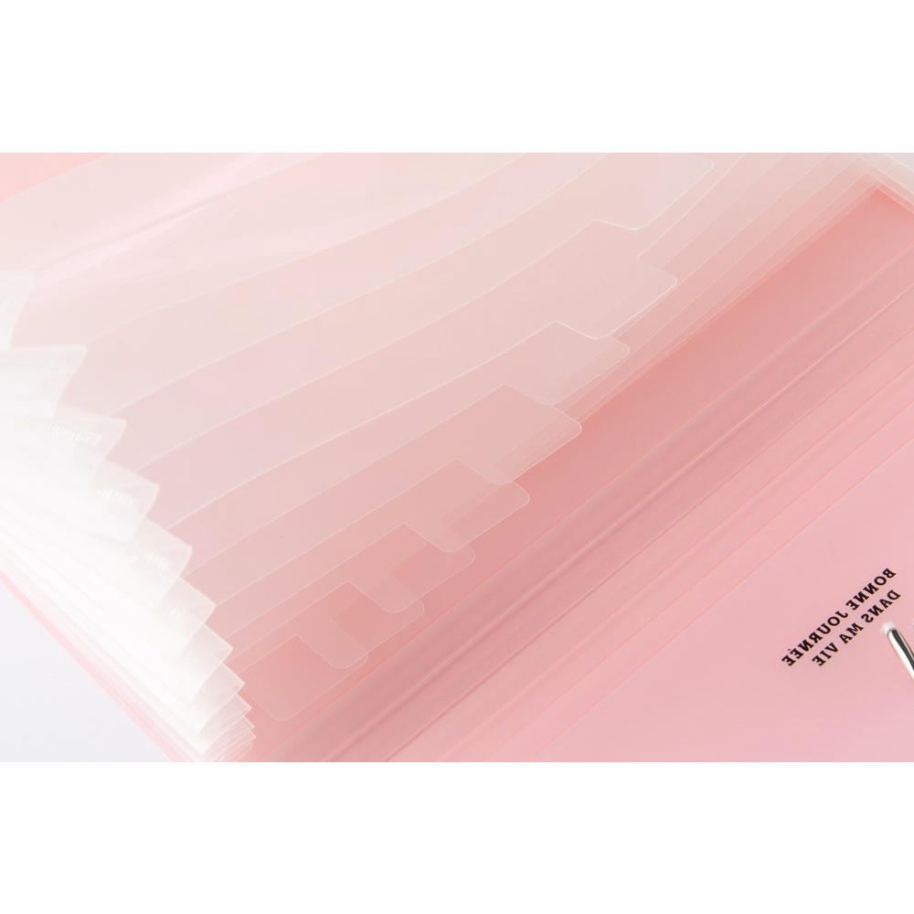 Bìa Đựng Tài Liệu ARTBOX Màu Hồng Thời Trang Có Dây Đóng Mở Tiện Dụng