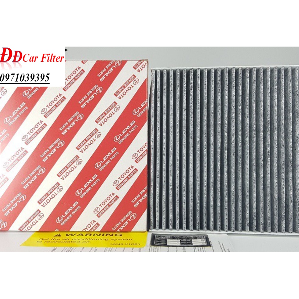 Lọc lạnh Toyota cũ than hoạt tính Camry, RAV4, Vios, Yaris, Corolla, Innova, Fortuner, Altis