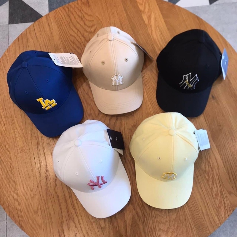 Mũ lưỡi trai thêu logo mlb cho bé trai bé gái