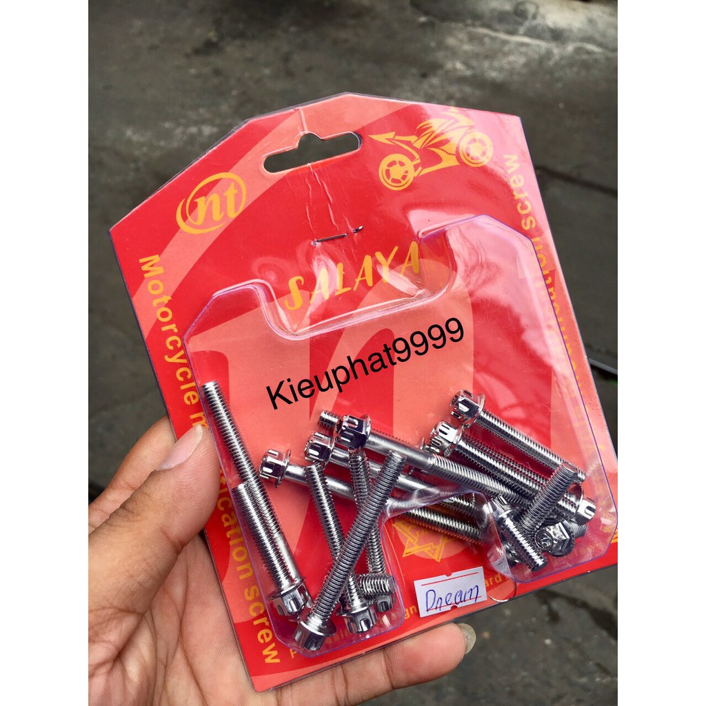 Ốc Lốc Máy Salaya Wave Nhỏ và Dream Loại Ép Vĩ Đỏ